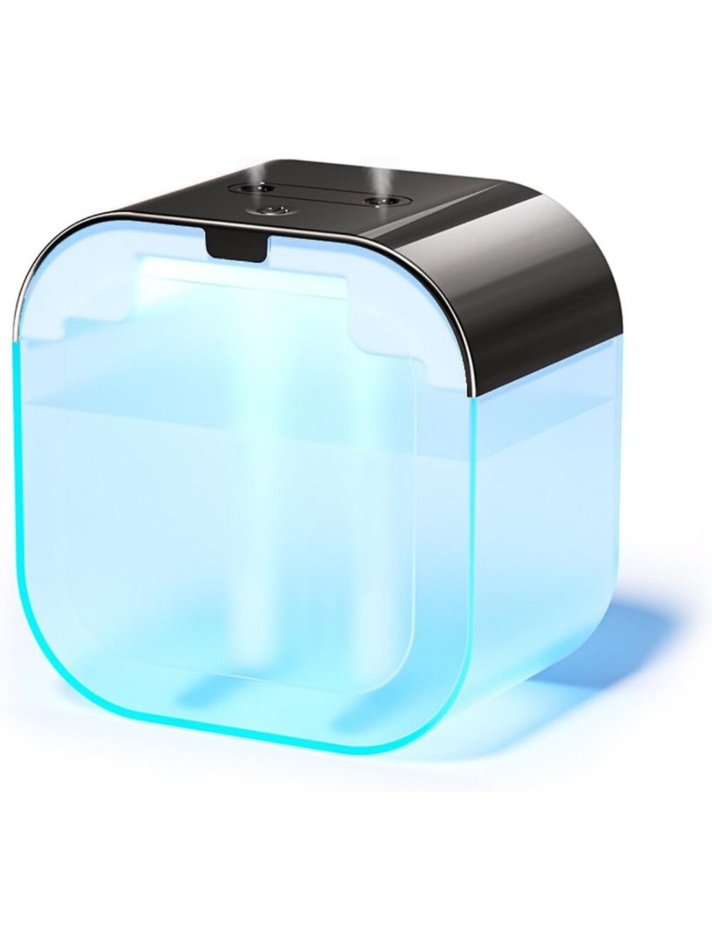 Ultrasonic USB Humidifier with 7-Color Night Light, 1L Tank, Quiet Cool Mist